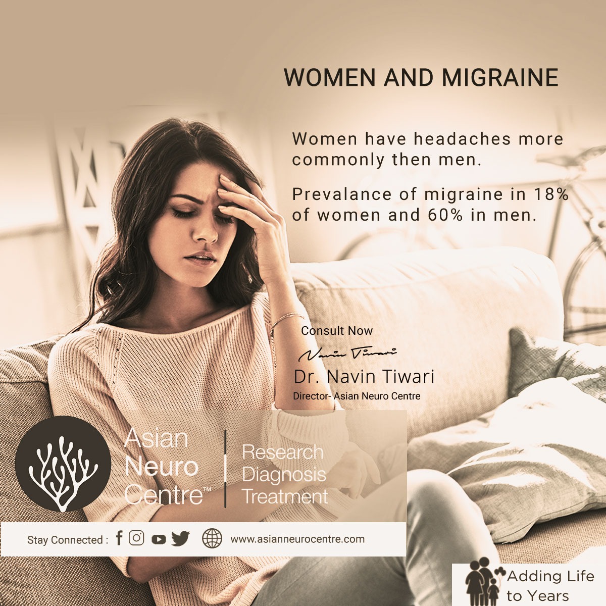 Best Migraine Treatment For Women Indore - Dr. Navin Tiwari 